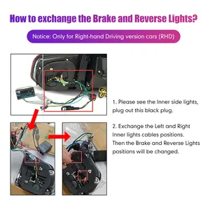 ไฟท้าย LED StarNav สำหรับ Golf6 Mk6 R20 ปี 2008-2013 แบบเสียบใช้งานได้ทันที พร้อมไฟ DRL ไฟถอย ไฟเลี้ยว ชุดไฟท้ายรถยนต์ อะไหล่ตกแต่ง - Product Image 6
