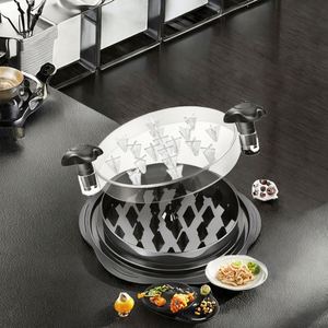 Máquina para Desmenuzar Pollo con Tapa Transparente de Plástico Verde, con Cepillo y Tenedor para Uso en la Cocina - Product Image 1