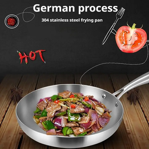 5-ply Stainless Steel 304 pot set soup &amp; stock pots on-Flaring Bottom Gas &amp; <strong>Induction</strong> Ready Sustainable Frying <strong>Pan</strong> - Product Image 4