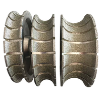 5 pouces CNC profil roue outils diamant segmenté granit meule profil diamant tête de meulage Machine-outil