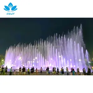 Fontaine de rosée d'eau musicale de jardin de paysage sec imperméable extérieur de haute qualité pour piscine