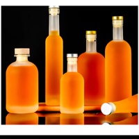 Emballage sur mesure, bouteille en verre cylindrique pour spiritueux, différentes tailles de 50 ml à 500 ml, pour kit de dégustation et ligne de distillerie