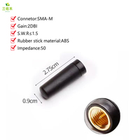 Antenne en caoutchouc SMA-M 2.4GHZ RP-SMA-F antenne de module Wifi à gain élevé omnidirectionnelle 2.4G antenne pliante Little Pepper
