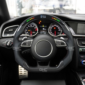 Entrepôt aux États-Unis en stock LED en fibre de carbone Rs3 8v volant pour 2013 2015 2016 Rs4 Rs5 Rs6 Rs7 S4 S5 <span class=keywords><strong>Audi</strong></span> <span class=keywords><strong>Rs</strong></span> <span class=keywords><strong>3</strong></span> volant - Product Image 5