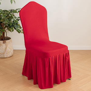 Düğün sandalyesi terlik koy ucuz pilili etek sarkaç sandalye kılıfı otel konferans ziyafet salonu oturma odası parti için - Product Image 5