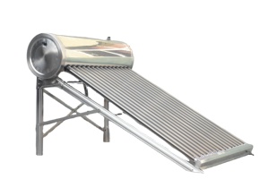 Chauffe-eau solaire à tubes sous vide à haute efficacité thermique, économique, avec chauffage électrique en option, pour usage extérieur en hôtel, garantie 5 ans - Product Image 3