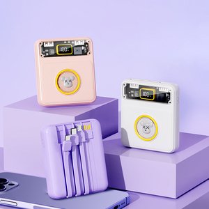 แบตสำรองพก<span class=keywords><strong>พา</strong></span> Fast Quick Charge 10000mAh สำหรับโทรศัพท์มือถือ ลายการ์ตูน<span class=keywords><strong>หมี</strong></span>น่ารัก พร้อมสายชาร์จ 4 เส้น - Product Image 1