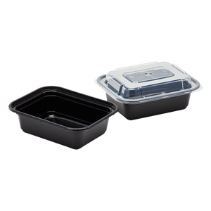 Contenedor Rectangular Desechable de Plástico PP para Microondas, 12 oz, Caja para Almacenar Alimentos para el Almuerzo - Product Image 4