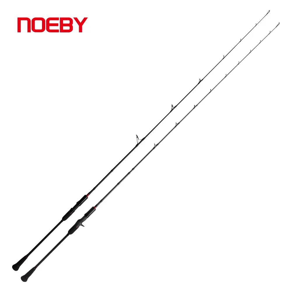 NOEBY Fishing Slow Jigging Rod 6'5'' 1.96m Spinning Fishing Rods Fuji SIC Guide Jigging Pole Spinning for Saltwater