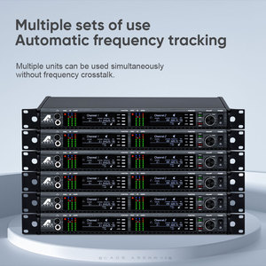 Sistema de Micrófono Inalámbrico AD4D-2 2 Canales 470-940MHz para Boda, Bar, Conferencia y Directo - Product Image 4