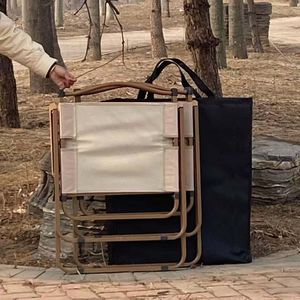 Outdoor Folding Chair Storage Bag Oxford Cloth Waterproof Soft Handle Open Top Unisex Universal Fit - Product Image 3