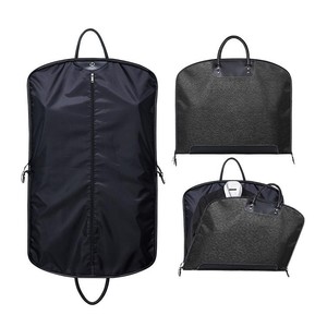 Logotipo personalizado impreso tamaño no tejido nailon Oxford cuero pliegue ropa <span class=keywords><strong>traje</strong></span> cubierta bolsas con cremallera para ropa hombres trajes tienda - Product Image 2