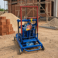 Machine semi-automatique de fabrication de blocs creux, équipement de moulage de briques en cendres volantes et argile pour la construction