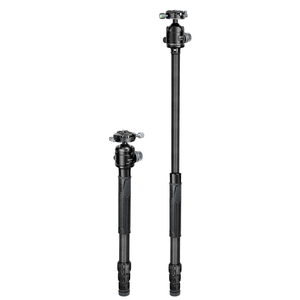 Treppiede professionale in fibra di carbonio per fotocamera DSLR/Mirrorless-treppiede da viaggio Ultra leggero - Product Image 4