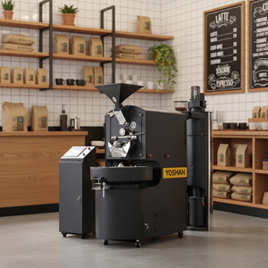 Inteligente 6kg Tostadora De Cafe Industrial 1ton Tostado De 5kg a 10kg Máquina Tostadora De Café - Product Image 1