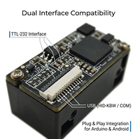 Módulo de Escaneo de Códigos de Barras OEM de Alta Calidad M630, Lector de Códigos QR con Amplio Ángulo de Visión, Interfaz USB, en Stock