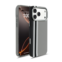 Nouvelle arrivée, coque de téléphone magnétique avec patch d'eau, texture Kevlar, PC, pour iPhone 15 Pro Max, coque de téléphone antichoc pour iPhone