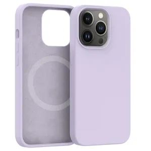 MFM Silicone Case for Apple Iphone 14 Mini Max Silicone Cases Magnetic Phone Protective Case