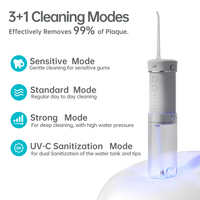 ODM Wiederaufladbarer Tragbarer 210ml IPX7 Wasserdichter Wasserflosser mit 4 Betriebsmodi und UV-Sterilisation, Individuelle Verpackung