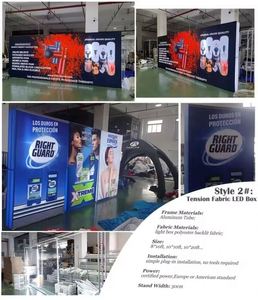 Outdoor Waterproof High Quality Led <b>Advertising</b> Sign Fabric Backlit Lightbox Textile Aluminum Profile <b>Light</b> <b>Box</b> - Product Image 3