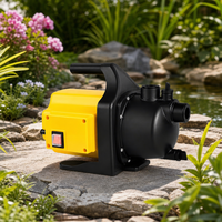 Pompe à jet de jardin personnalisable 1000W à longue durée de vie, débit durable de 3500L/H, auto-amorçante pour maisons familiales et prise d'eau extérieure