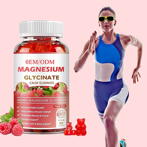 Veganistische Frambozen Magnesiumglycinaat Gummies-Stressverlichtende Slaap-Wat Helpt Bij Complexe Vitaminen Die Vitamine <span class=keywords><strong>D</strong></span> Bevatten - Product Image 5