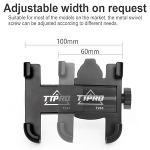 Supporto per telefono in alluminio per installazione gratuita supporto per bicicletta per <span class=keywords><strong>fuoristrada</strong></span> - Product Image 3