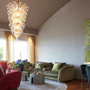Appliques murales en verre faites à la main, style moderne et luxueux, décoration en verre brun, lampes murales en verre de <span class=keywords><strong>Murano</strong></span> - Product Image 5