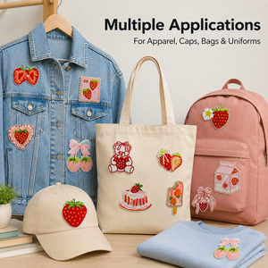 <span class=keywords><strong>En</strong></span> stock : Patch brodé Kawaii, Badge carton de lait rose, Étiquette brodée Ours Gâteau de Luxe pour vestes <span class=keywords><strong>en</strong></span> jean pour enfants, <span class=keywords><strong>en</strong></span> gros - Product Image 4