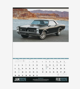 Calendriers Spirales Exécutifs Personnalisés avec Logo Muscle Cars 2027 – Cadeau Promotionnel Premium 12 Mois pour Entreprises (Vente en Gros) - Product Image 2
