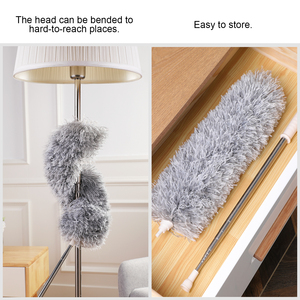 Cleanhome Portable Magic <strong>Duster</strong> 245cm Max Length Feather Head Flexible Soft Spin <strong>Cleaning</strong> <strong>Duster</strong> Removable for Ceiling <strong>Cleaning</strong> - Product Image 5