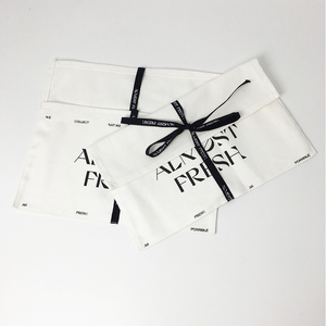 High End Canvas <b>Envelope</b> Bag With Belted Product Packaging Ribbon Custom - Product Image 4