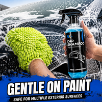 Shampooing et cire pour voiture pH neutre, mousse de lavage pour detailing automobile