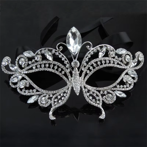 Vente chaude venise Sexy femmes couronne diamant adulte maquillage balle accessoires anniversaire mariage fête demi visage <span class=keywords><strong>masque</strong></span> Halloween cadeaux - Product Image 5