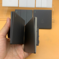Fournisseur chinois d'interrupteurs muraux électriques personnalisés blancs et noirs à commande tactile 16A, interrupteurs à bascule, prises murales