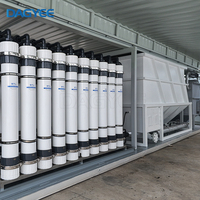 Système de filtration UF industriel personnalisable en acier inoxydable 316L, monté sur châssis, à haut débit, pour le recyclage et la purification de l'eau salée