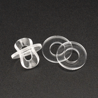 M2 M2.5 M3 M4 M5 M6 M8 M10 M12 Rondelle plate transparente en plastique Rondelle fine en silicone transparente Rondelle en caoutchouc souple Joint torique Joint en PVC