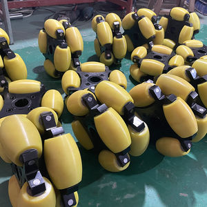 Heavy-duty 10 polegadas de aço carbono omni roda de alta precisão resistente ao desgaste omnidirecional roda para grandes robôs - Product Image 2