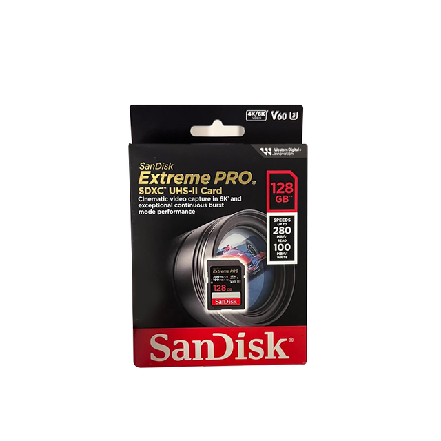 For SanDisk SDSDXEP-064G-GN4IN Extreme PRO SDXC UHS-II Memory Card EAN CODE 619659 202125