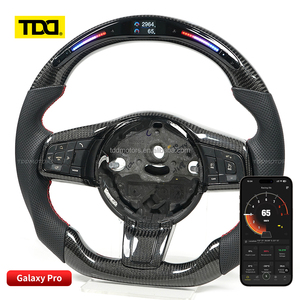 Volante de fibra de carbono TDD LED para Jaguar XE XF F-Type F-Pace E-Pace, volante personalizable - Product Image 4