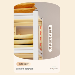 Armario sencillo modular con estanterías, perchero de acero angular de pie, estantería multicapa para dormitorio y uso doméstico - Product Image 4