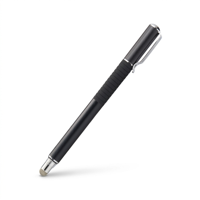 Factory 2-in-1 Customized Logo Disc Tip Universal Stylus Pencil Metal Capacitive Touch Screen Pen Replacement Tips for Mobile