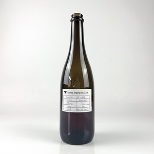 Factory Sale <strong>750ml</strong> Round Large Brown <strong>champagne</strong> Wine Glass <strong>Bottle</strong> with Stopper Lid - Product Image 6
