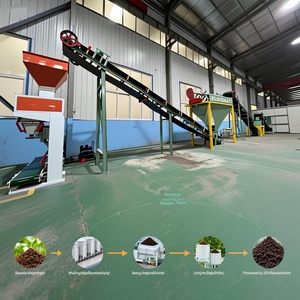 Ligne de production d'engrais organique 10TPH pour compost de fumier de poulet de bétail à la machine de fabrication d'engrais granulaire - Product Image 2