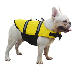 Dog Life Jacket Orange Reflective Strips Buoyancy For <b>Small</b> Medium Large Dogs Drifting Outdoor Use - Product Image 4