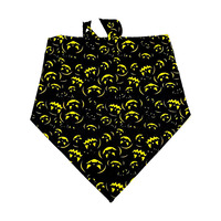 Nouveaux Bandanas Triangulaires Multicolores en Polyester à Imprimé Crâne Animal pour Chiens et Chats – Accessoires d'Halloween Effrayants