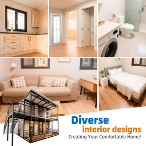 Evermore Lussuoso Traspirante Prefabbricato Pieghevole da 20 piedi con 4 Camere da Letto, Casa Mobile, Serra, Edificio per Uffici, <span class=keywords><strong>Container</strong></span> Negozio su Ruote - Product Image 5
