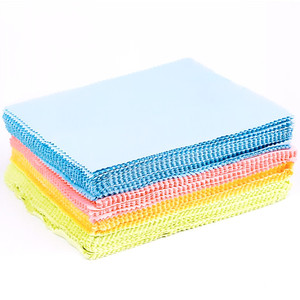 Chiffonnette de nettoyage pour lunettes en microfibre 13x13 cm, sans peluches, rectangulaire, pour écrans - Product Image 3