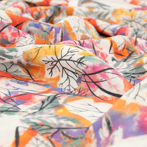 Tela de <span class=keywords><strong>lino</strong></span> con estampado Digital, tejido Floral japonés, venta al por mayor - Product Image 4
