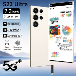 S23 Ultra 5G Dual SIM Smartphone Original 108MP Cámara trasera HD LED Resolución de pantalla Tecnología española CDMA Teléfono móvil - Product Image 2